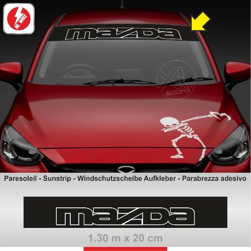 MAZDA outline Windshiel decal  M-JUJIRO MAZDA