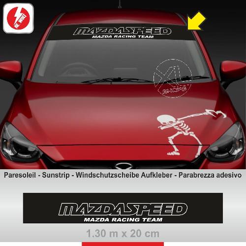 MAZDASPEED MAZDA RACING TEAM Windshiel decal  M-JUJIRO MAZDA
