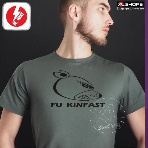 FU KINFAST SUBARU Men tshirt grey and black SUBARU
